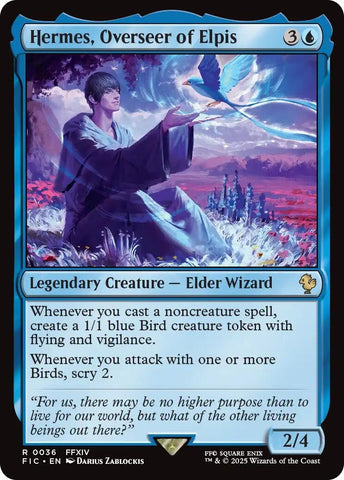 Image for Hermes, Overseer of Elpis (Surge Foil) (36) [Commander: FINAL FANTASY] - Magic: The Gathering