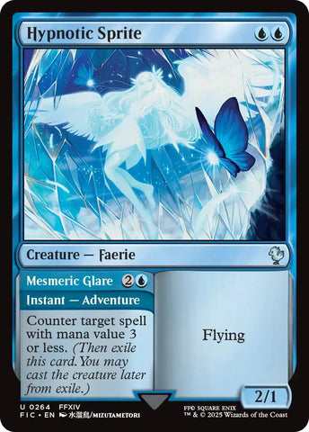 Image for Hypnotic Sprite (Surge Foil) (264) [Commander: FINAL FANTASY] - Magic: The Gathering
