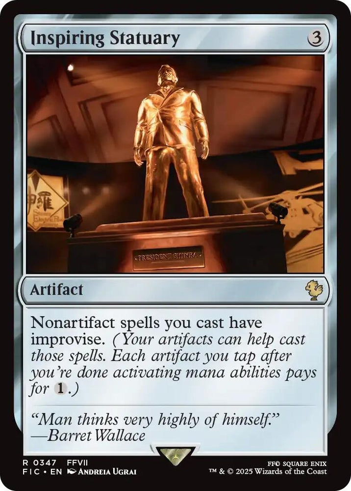 Image for Inspiring Statuary (Surge Foil) (347) [Commander: FINAL FANTASY] - Magic: The Gathering