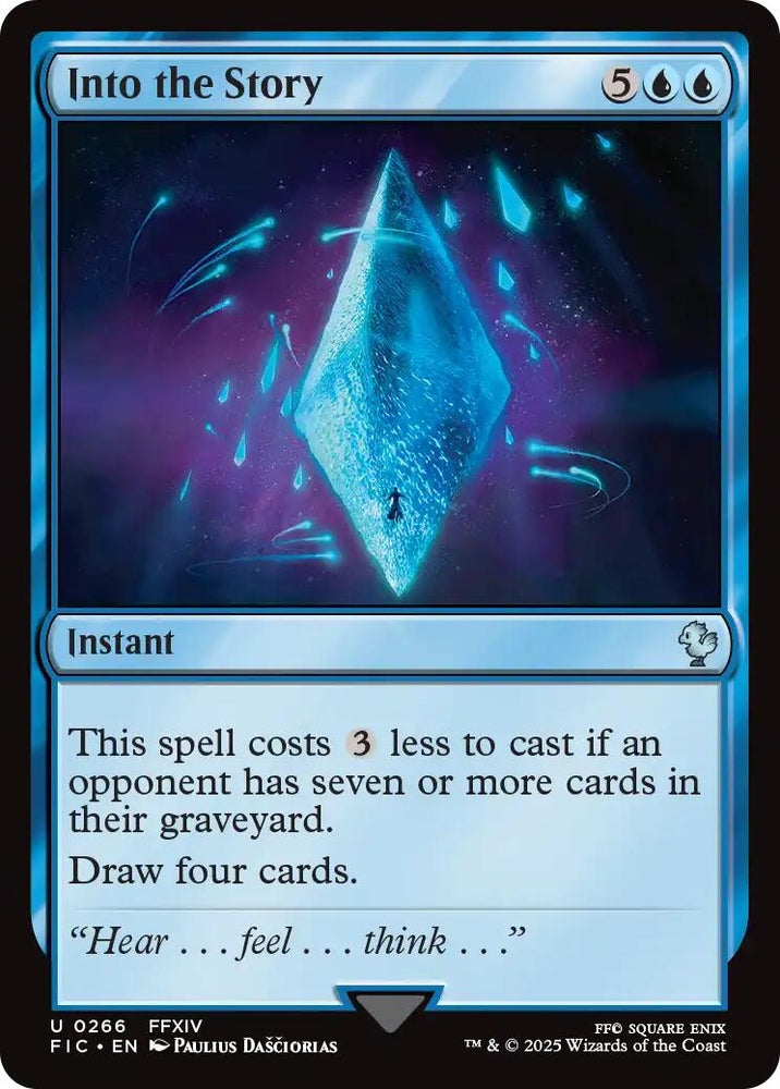 Image for Into the Story (Surge Foil) (266) [Commander: FINAL FANTASY] - Magic: The Gathering