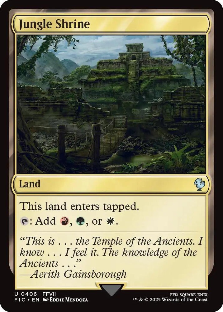 Image for Jungle Shrine (Surge Foil) (406) [Commander: FINAL FANTASY] - Magic: The Gathering