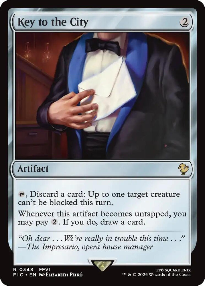 Image for Key to the City (Surge Foil) (348) [Commander: FINAL FANTASY] - Magic: The Gathering