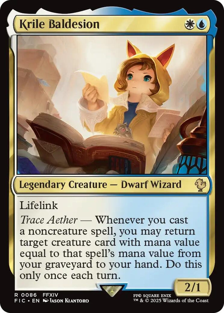 Image for Krile Baldesion (Surge Foil) (86) [Commander: FINAL FANTASY] - Magic: The Gathering