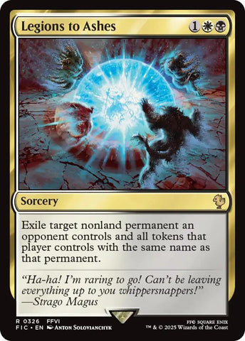 Image for Legions to Ashes (Surge Foil) (326) [Commander: FINAL FANTASY] - Magic: The Gathering