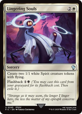 Image for Lingering Souls (Surge Foil) (245) [Commander: FINAL FANTASY] - Magic: The Gathering