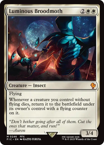 Image for Luminous Broodmoth (Surge Foil) (246) [Commander: FINAL FANTASY] - Magic: The Gathering