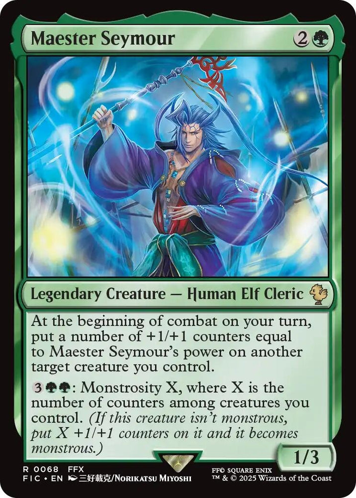 Image for Maester Seymour (Surge Foil) (68) [Commander: FINAL FANTASY] - Magic: The Gathering