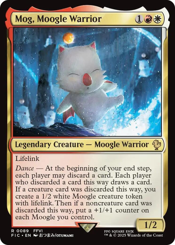 Image for Mog, Moogle Warrior (Surge Foil) (89) [Commander: FINAL FANTASY] - Magic: The Gathering