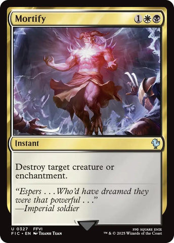 Image for Mortify (Surge Foil) (327) [Commander: FINAL FANTASY] - Magic: The Gathering