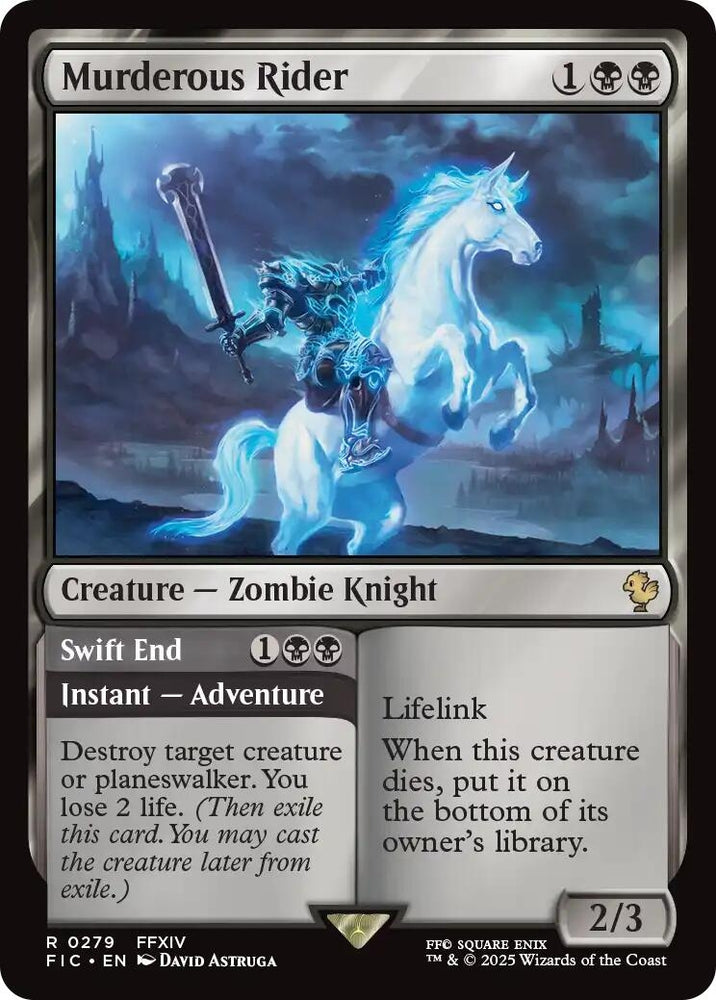 Image for Murderous Rider (Surge Foil) (279) [Commander: FINAL FANTASY] - Magic: The Gathering