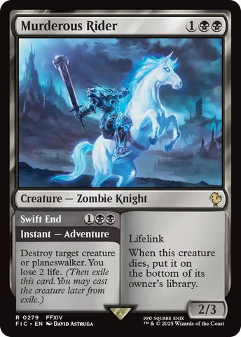 Image for Murderous Rider (Surge Foil) (279) [Commander: FINAL FANTASY] - Magic: The Gathering