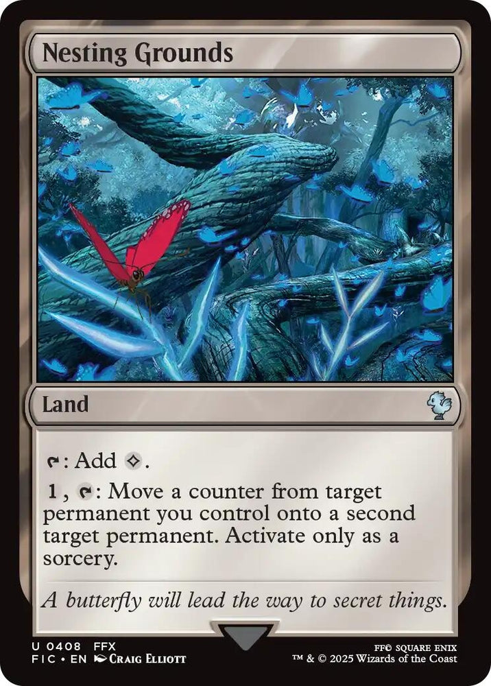 Image for Nesting Grounds (Surge Foil) (408) [Commander: FINAL FANTASY] - Magic: The Gathering