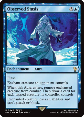 Image for Observed Stasis (Surge Foil) (40) [Commander: FINAL FANTASY] - Magic: The Gathering