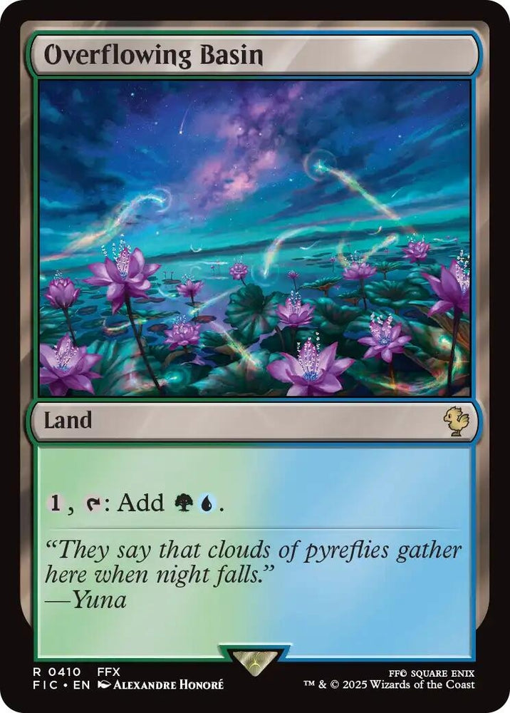 Image for Overflowing Basin (Surge Foil) (410) [Commander: FINAL FANTASY] - Magic: The Gathering