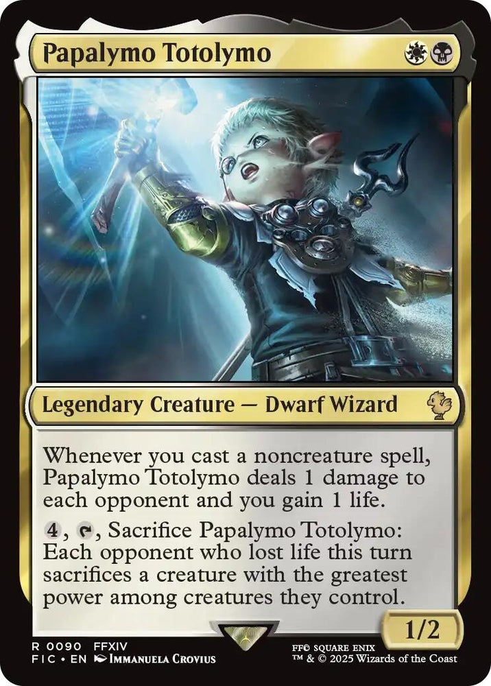 Image for Papalymo Totolymo (Surge Foil) (90) [Commander: FINAL FANTASY] - Magic: The Gathering