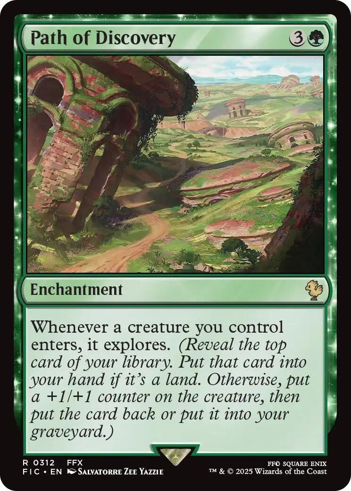 Image for Path of Discovery (Surge Foil) (312) [Commander: FINAL FANTASY] - Magic: The Gathering