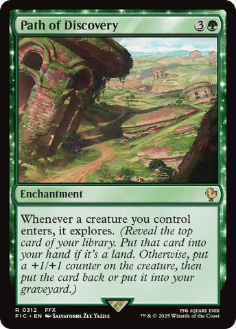 Image for Path of Discovery (Surge Foil) (312) [Commander: FINAL FANTASY] - Magic: The Gathering