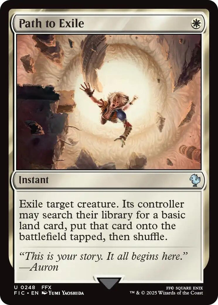 Image for Path to Exile (Surge Foil) (248) [Commander: FINAL FANTASY] - Magic: The Gathering