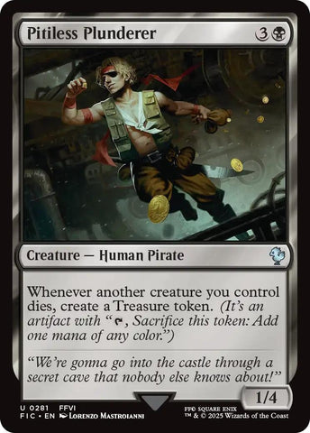 Image for Pitiless Plunderer (Surge Foil) (281) [Commander: FINAL FANTASY] - Magic: The Gathering