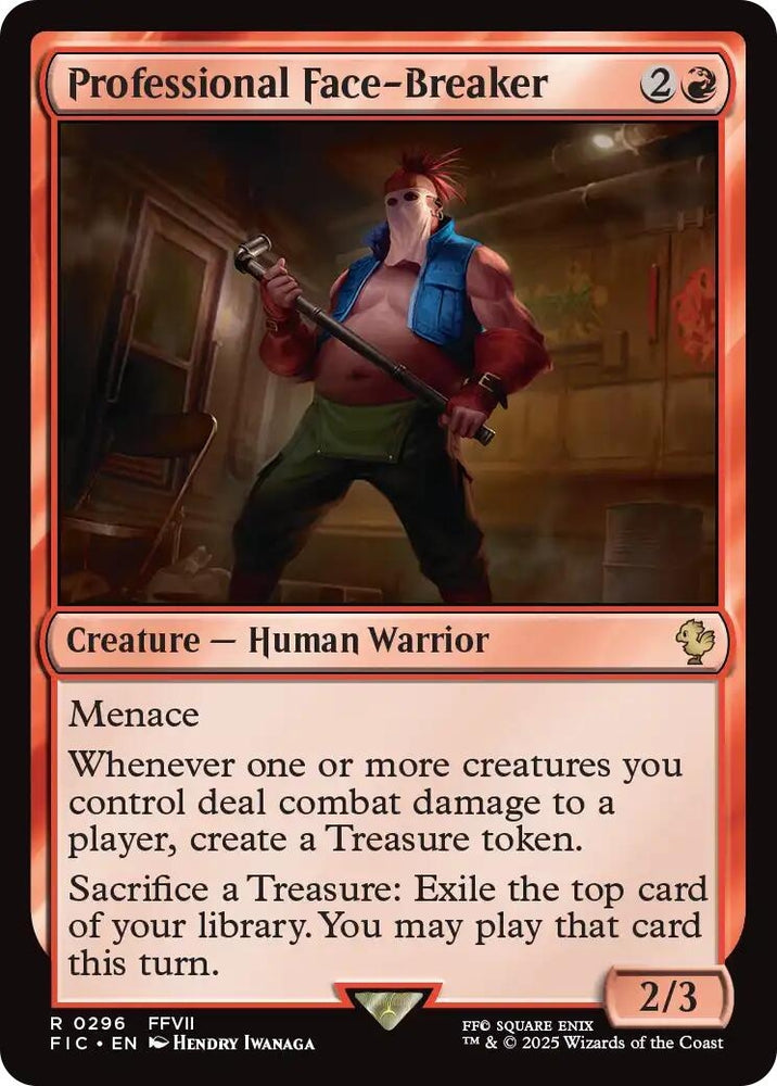 Image for Professional Face-Breaker (Surge Foil) (296) [Commander: FINAL FANTASY] - Magic: The Gathering