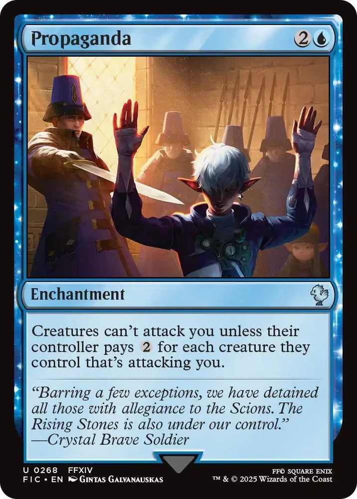 Image for Propaganda (Surge Foil) (268) [Commander: FINAL FANTASY] - Magic: The Gathering
