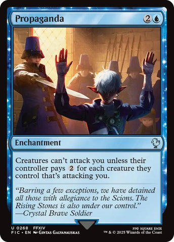 Image for Propaganda (Surge Foil) (268) [Commander: FINAL FANTASY] - Magic: The Gathering