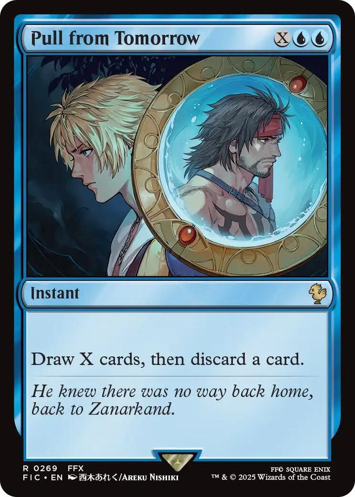Image for Pull from Tomorrow (Surge Foil) (269) [Commander: FINAL FANTASY] - Magic: The Gathering