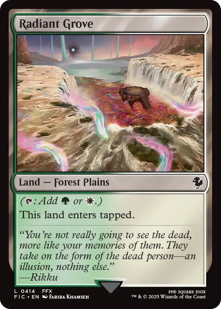 Image for Radiant Grove (Surge Foil) (414) [Commander: FINAL FANTASY] - Magic: The Gathering
