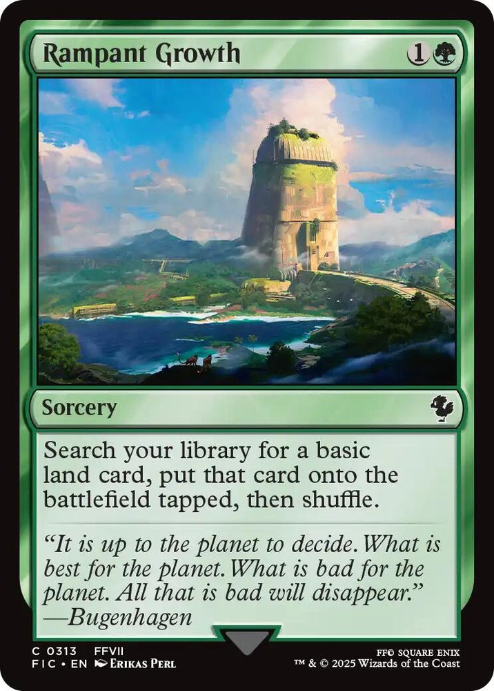 Image for Rampant Growth (Surge Foil) (313) [Commander: FINAL FANTASY] - Magic: The Gathering