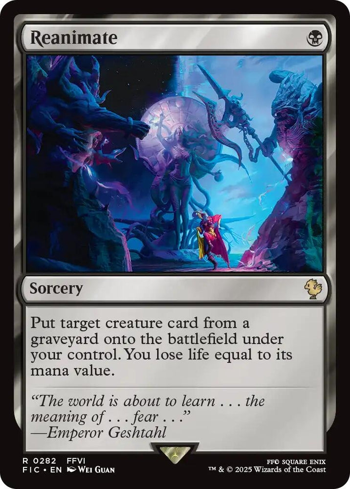 Image for Reanimate (Surge Foil) (282) [Commander: FINAL FANTASY] - Magic: The Gathering