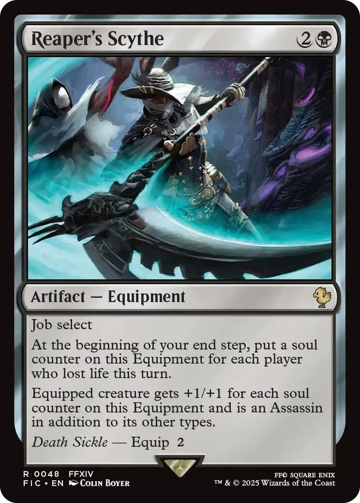 Image for Reaper's Scythe (Surge Foil) (48) [Commander: FINAL FANTASY] - Magic: The Gathering