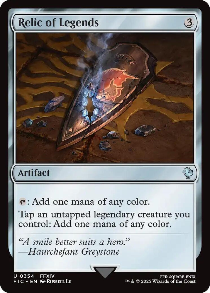 Image for Relic of Legends (Surge Foil) (354) [Commander: FINAL FANTASY] - Magic: The Gathering
