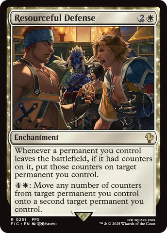 Image for Resourceful Defense (Surge Foil) (251) [Commander: FINAL FANTASY] - Magic: The Gathering