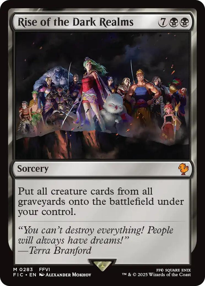 Image for Rise of the Dark Realms (Surge Foil) (283) [Commander: FINAL FANTASY] - Magic: The Gathering