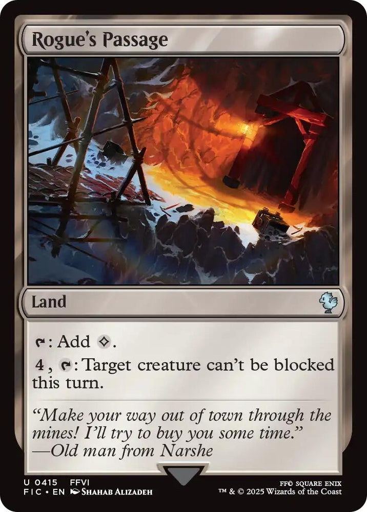 Image for Rogue's Passage (Surge Foil) (415) [Commander: FINAL FANTASY] - Magic: The Gathering