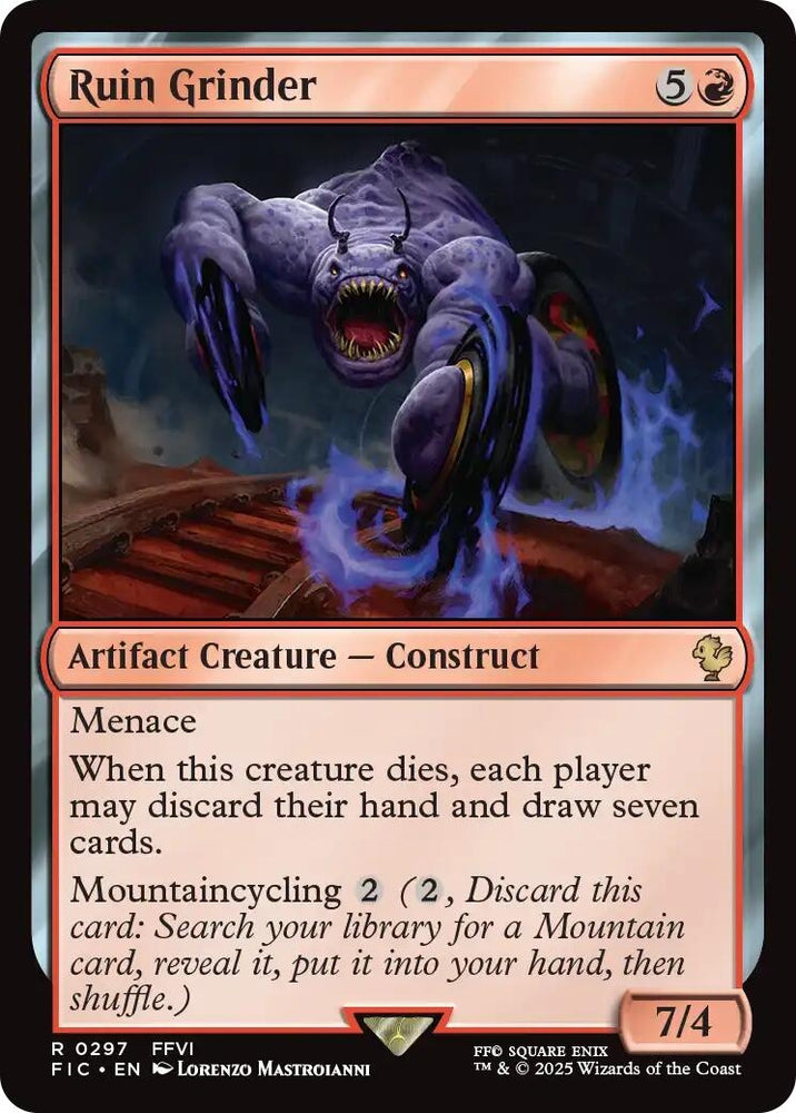 Image for Ruin Grinder (Surge Foil) (297) [Commander: FINAL FANTASY] - Magic: The Gathering