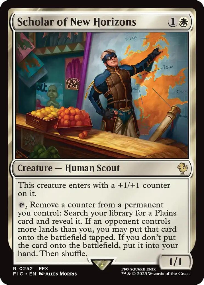 Image for Scholar of New Horizons (Surge Foil) (252) [Commander: FINAL FANTASY] - Magic: The Gathering
