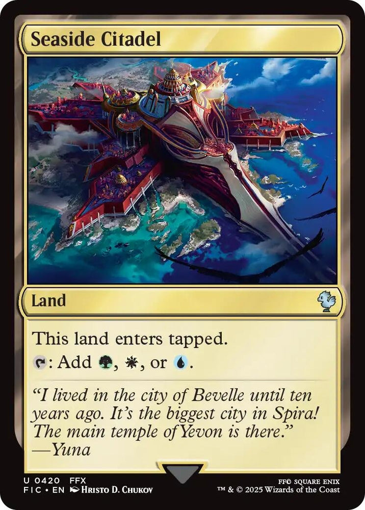 Image for Seaside Citadel (Surge Foil) (420) [Commander: FINAL FANTASY] - Magic: The Gathering
