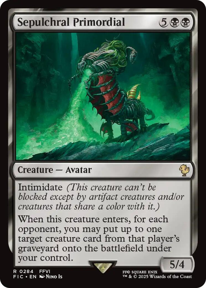 Image for Sepulchral Primordial (Surge Foil) (284) [Commander: FINAL FANTASY] - Magic: The Gathering