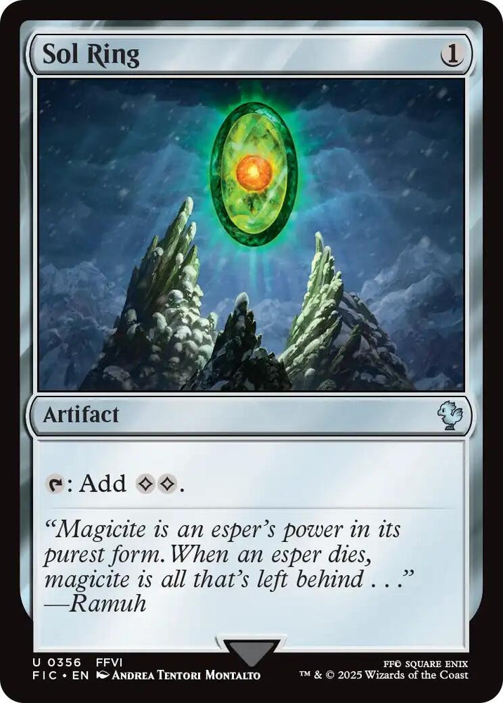 Image for Sol Ring (0356) (Surge Foil) (356) [Commander: FINAL FANTASY] - Magic: The Gathering