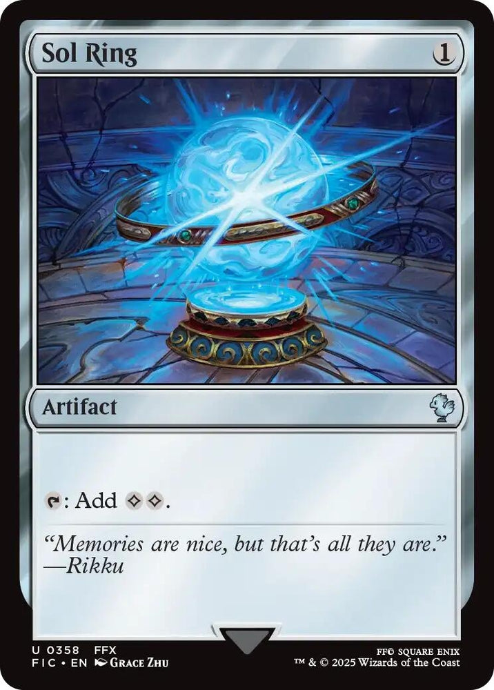 Image for Sol Ring (0358) (Surge Foil) (358) [Commander: FINAL FANTASY] - Magic: The Gathering