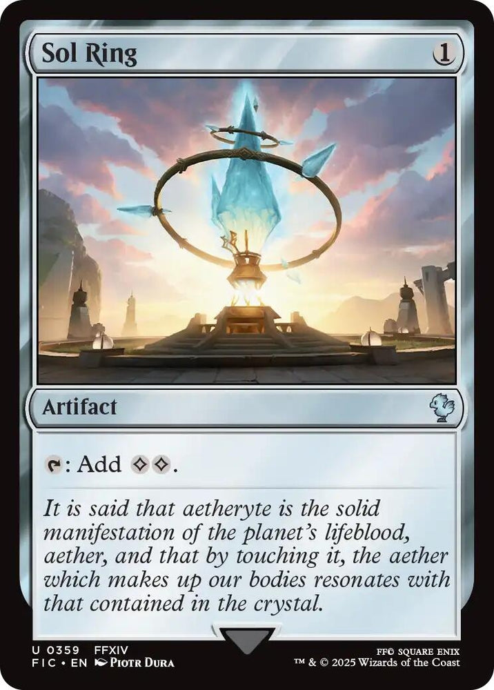 Image for Sol Ring (0359) (Surge Foil) (359) [Commander: FINAL FANTASY] - Magic: The Gathering