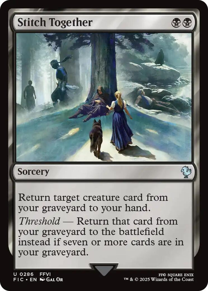 Image for Stitch Together (Surge Foil) (286) [Commander: FINAL FANTASY] - Magic: The Gathering