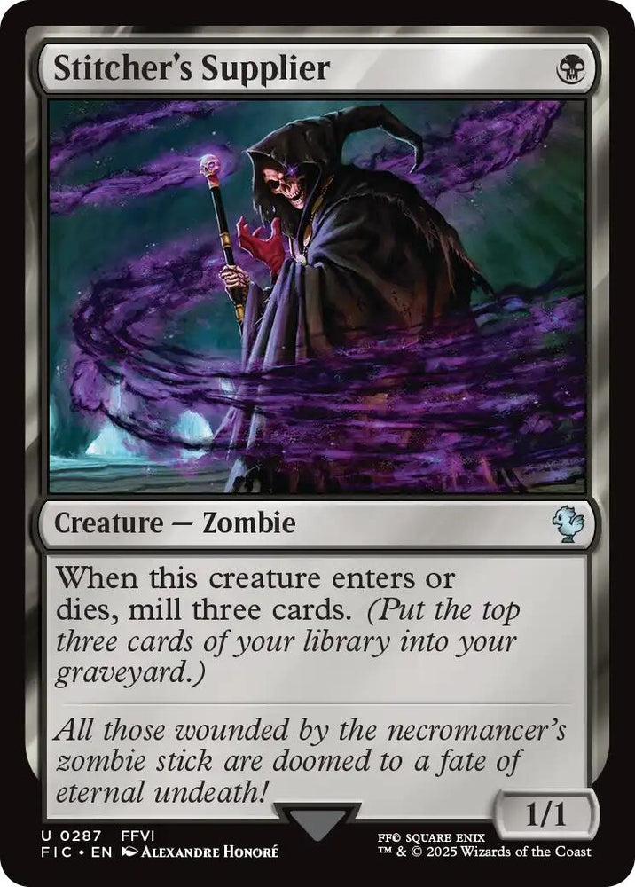 Image for Stitcher's Supplier (Surge Foil) (287) [Commander: FINAL FANTASY] - Magic: The Gathering