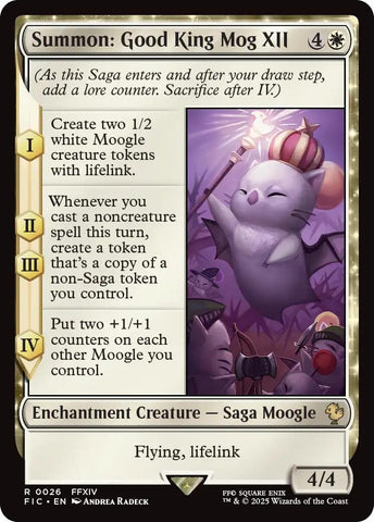Image for Summon: Good King Mog XII (Surge Foil) (26) [Commander: FINAL FANTASY] - Magic: The Gathering