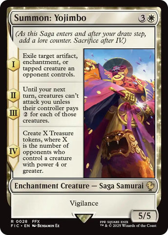 Image for Summon: Yojimbo (Surge Foil) (28) [Commander: FINAL FANTASY] - Magic: The Gathering