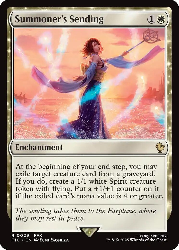 Image for Summoner's Sending (Surge Foil) (29) [Commander: FINAL FANTASY] - Magic: The Gathering