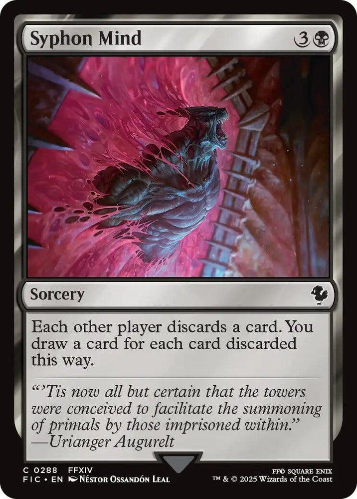Image for Syphon Mind (Surge Foil) (288) [Commander: FINAL FANTASY] - Magic: The Gathering