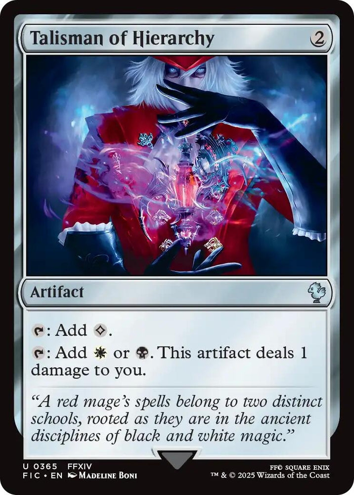 Image for Talisman of Hierarchy (Surge Foil) (365) [Commander: FINAL FANTASY] - Magic: The Gathering