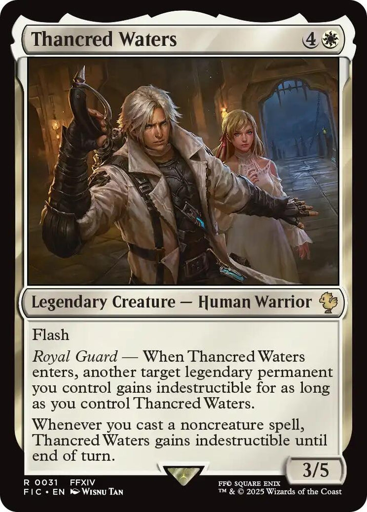 Image for Thancred Waters (Surge Foil) (31) [Commander: FINAL FANTASY] - Magic: The Gathering